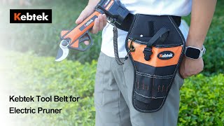 NEW Tool Belt for Electric Pruner tools kebtek toolbelt pruner [upl. by Nylednarb]