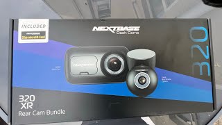 Nextbase 320XR Dash cam How to fir front and rear cameras [upl. by Corron]