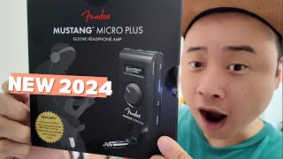 The NEW 2024 Fender Mustang Micro Plus Unboxing  Amazing upgrade [upl. by Atonsah]