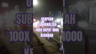 Ucapkan Subhanallah 100x Dapat 1000 kebaikan sholawat dzikir shorts [upl. by Nerra]