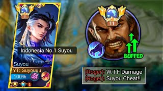 SUYOU TUTORIAL  HOW TO COUNTER META ROGER WITH HERO SUYOU  TOP 1 SUYOU BUILD amp EMBLEM MLBB [upl. by Nunci]