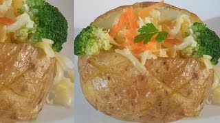 JACKET POTATOHOW TO COOK JACKET POTATOES IN OVENJACKET POTATO RECIPEJACKET POTATO IN OVEN POTATO [upl. by Ro166]