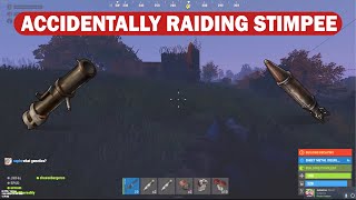 Accidentally raiding STIMPEE in rust [upl. by Nalac]