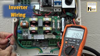 How to wire offgrid and gridtied solar inverters [upl. by Ahsha]