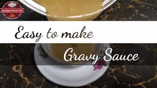 How to make gravy  Jollibee gravy  KFC gravy  Budget Meal TV [upl. by Aekal]