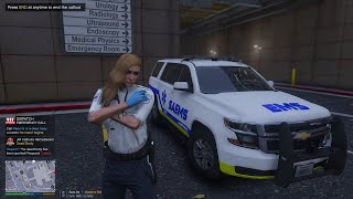 Gta 5 Lspdfr Playing As A SAEMS Supervisor  First ResponderParamedic Mods gta gta5 lspdfr [upl. by Clarhe507]