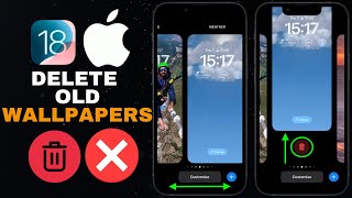 iOS18 How To Delete Old Wallpapers on Iphone [upl. by Keenan539]