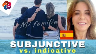 When to use the indicative or the subjunctive in Spanish [upl. by Htirehc]