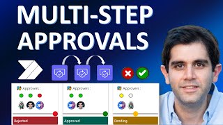 Power Automate Multi Level Approval Workflow  Serial Approval  Multiple Approvers [upl. by Sinne318]