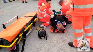 Simulazione incidente stradale e Soccorso  Racalmuto AG [upl. by Fleischer]