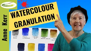 WATERCOLOUR GRANULATION What is it How to use it [upl. by Anirrak]