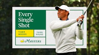 Tiger Woods Third Round  Every Single Shot  The Masters [upl. by Adniram923]