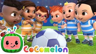 Soccer Song  Football Song  ⚽  CoComelon Nursery Rhymes amp Kids Songs [upl. by Nnod]