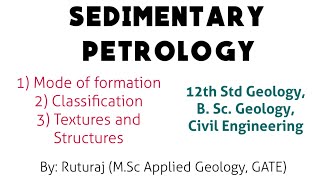 Sedimentary Petrology All basic [upl. by Champagne]