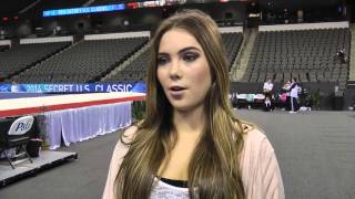 McKayla Maroney Interview  2014 Secret US Classic [upl. by Nawoj]