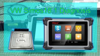 Vident iSmart800 Pro Diagnose VW Simos181 ECU  Cardiagtool [upl. by Darnoc166]