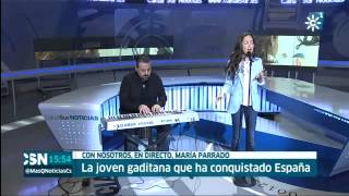 María Parrado presenta en CanalSur su primer sencillo quotQuiénquot [upl. by Tahmosh]