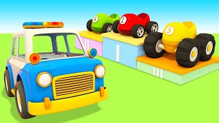 Competition for RACING CARS Helper cars amp car cartoons for kids Full episodes of car cartoon [upl. by Binny550]