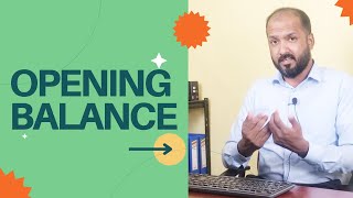 OPENING BALANCE  How to enter ledgers opening balances  AccroBIZ ERP [upl. by Leggat524]