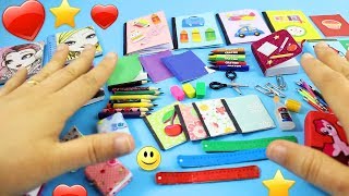 DIY  Útiles Escolares En Miniatura 100 Real  Lapices Libretas Tijeras  Realmente Funcionan [upl. by Esilram]