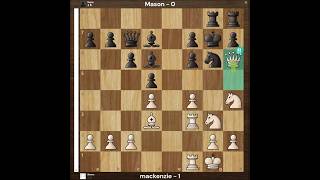 mackenzie  Mason  10Paris 1878 chess ajedrez chessgame checkmate chesstactics chesstricks [upl. by Anatola399]