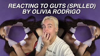 REACTING TO GUTS SPILLED BY OLIVIA RODRIGO REACTION [upl. by Supmart]