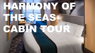 Harmony of the Seas Cruise Ship Cabin Tour Superior Oceanview with Balcony [upl. by Berga]