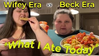 Amberlynn “What I Ate Today” Ontrack  Beck Era vs Wifey Era [upl. by Cohe706]