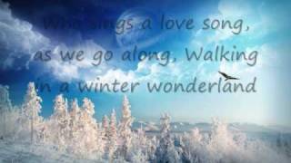 Walking in a Winter WonderlandWith lyrics [upl. by Gnol]