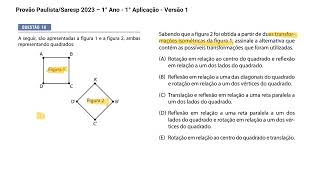 Questão 18  Provão PaulistaSaresp 2023 – 1° Ano  1° Aplicação  Versão 1 [upl. by Geithner]