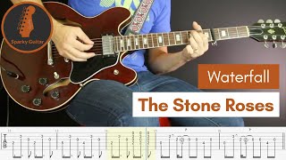 Waterfall  The Stone Roses Guitar Cover amp Tab [upl. by Anav]