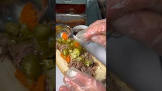 Have you ever had an ITALIAN HOT BEEF SANDWICH From Amore Taste of Chicago in Las Vegas [upl. by Iaria76]