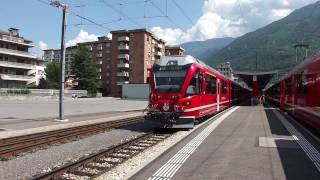 RhB ABe 812 quot3510quot fahrt ab von Tirano 170811 [upl. by Rooker268]