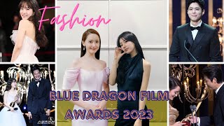 Best outfits in Blue Dragon Film Awards 2023 yoona suzy [upl. by Ymas]