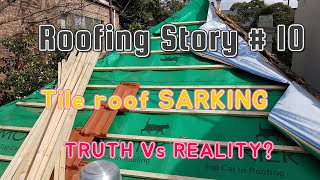 Tile Roof sarking truth vs reality [upl. by Naesed]