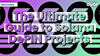 Top Solana DePIN Projects to Watch in 2024  Everything You Need to Know [upl. by Kuehnel311]