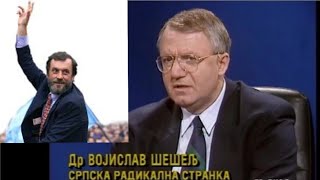 Legendarni TV duel Šešelj vs Vuk Drašković 1997 seselj draskovic politika tv debata [upl. by Kienan]