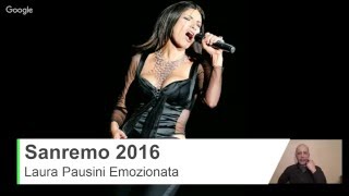 Laura Pausini Duetta Con Se Stessa a Sanremo 2016 [upl. by Alenson]