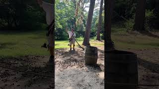 Matchlock Musket Firing at Jamestown Settlement [upl. by Ainoval]