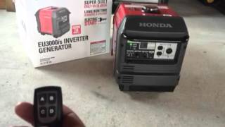 EU3000iS wireless remote start [upl. by Jacinta]