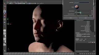 Maya CGFX Shader SSS effect [upl. by Thorrlow]