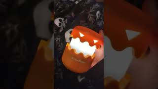 Pumpkin Lamp Bedside Halloween Funny Decoration 🔥 [upl. by Ahcurb409]