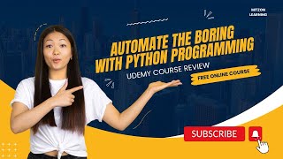 Automate the Boring Stuff with Python Programming by Al Sweigart Udemy Course Reviewpython udemy [upl. by Neela]