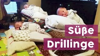 Mamas aufgepasst Diese BabyMatratze beruhigt sogar Drillinge [upl. by Nodnil]