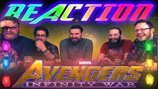 Avengers Infinity War Trailer Reaction Mashup [upl. by Mandeville]