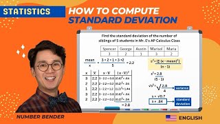 HOW TO COMPUTE AND INTERPRET THE STANDARD DEVIATION [upl. by Juno827]