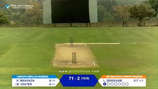 Womens Provincial Div 2 T 20  Mpumalanga Rhinos vs Limpompo Impalas [upl. by Gilleod]