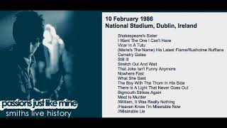 The Smiths  February 10 1986  Dublin Ireland Full Concert LIVE [upl. by Hellene292]