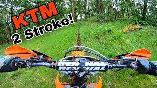 I Fell In Love With The KTM EXC 2 Stroke Dirt Bike [upl. by Higinbotham]