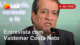 Valdemar Costa Neto ao vivo Trump eleito Bolsonaro inelegível PL da anistia direita no Brasil e [upl. by Rudd570]